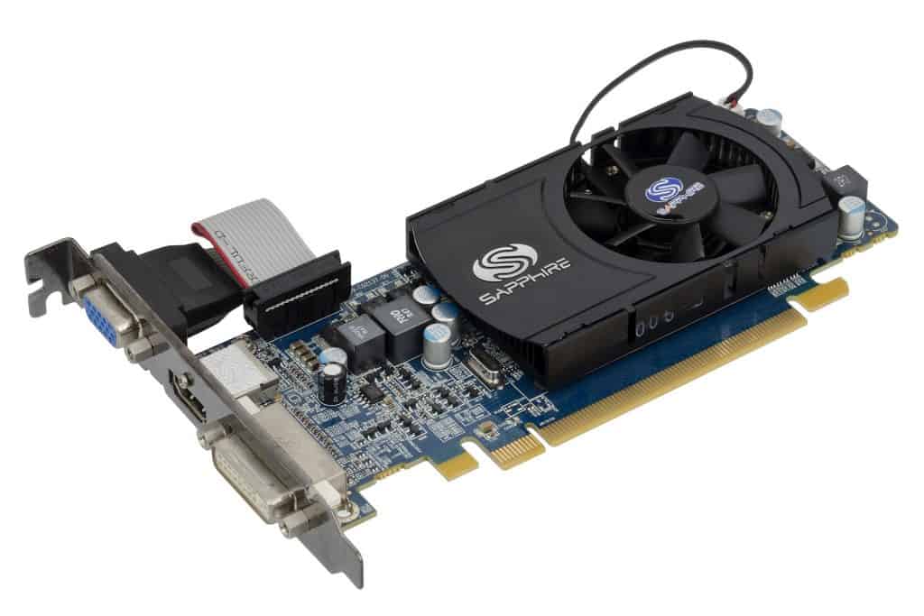 A graphics card.