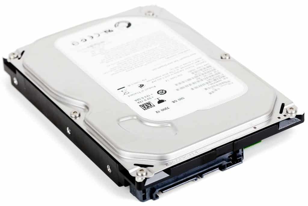 A typical desktop computer hard drive.rd dr