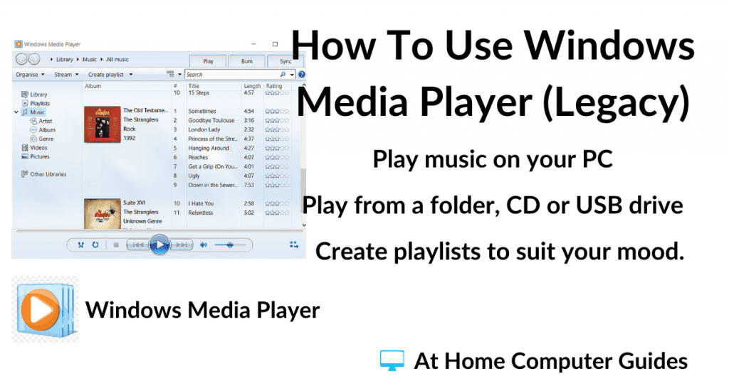 How to use Windows Media Player.