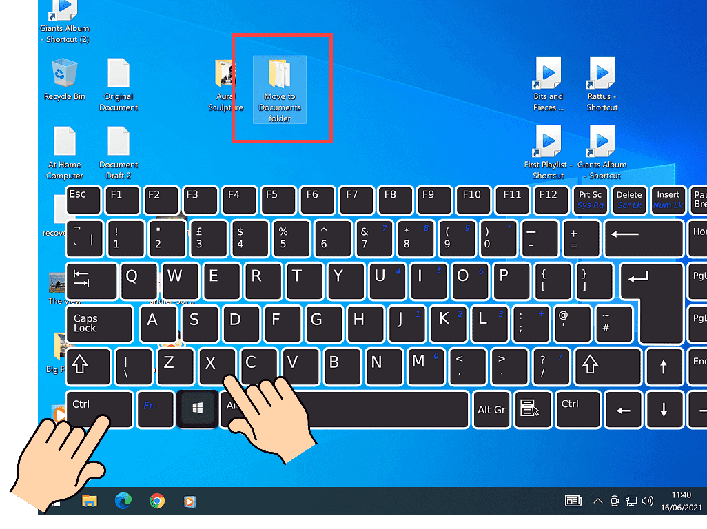 How To Cut And Paste In Windows 10 And 11 - At Home Computer Guides