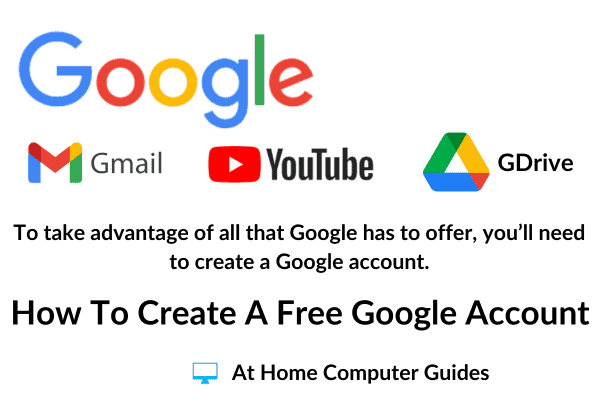 How to create a Google account.