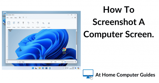 How to screenshot a computer screen.