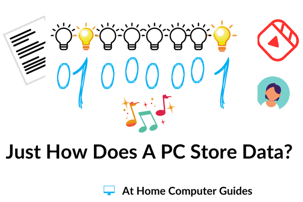 How does a computer store data?