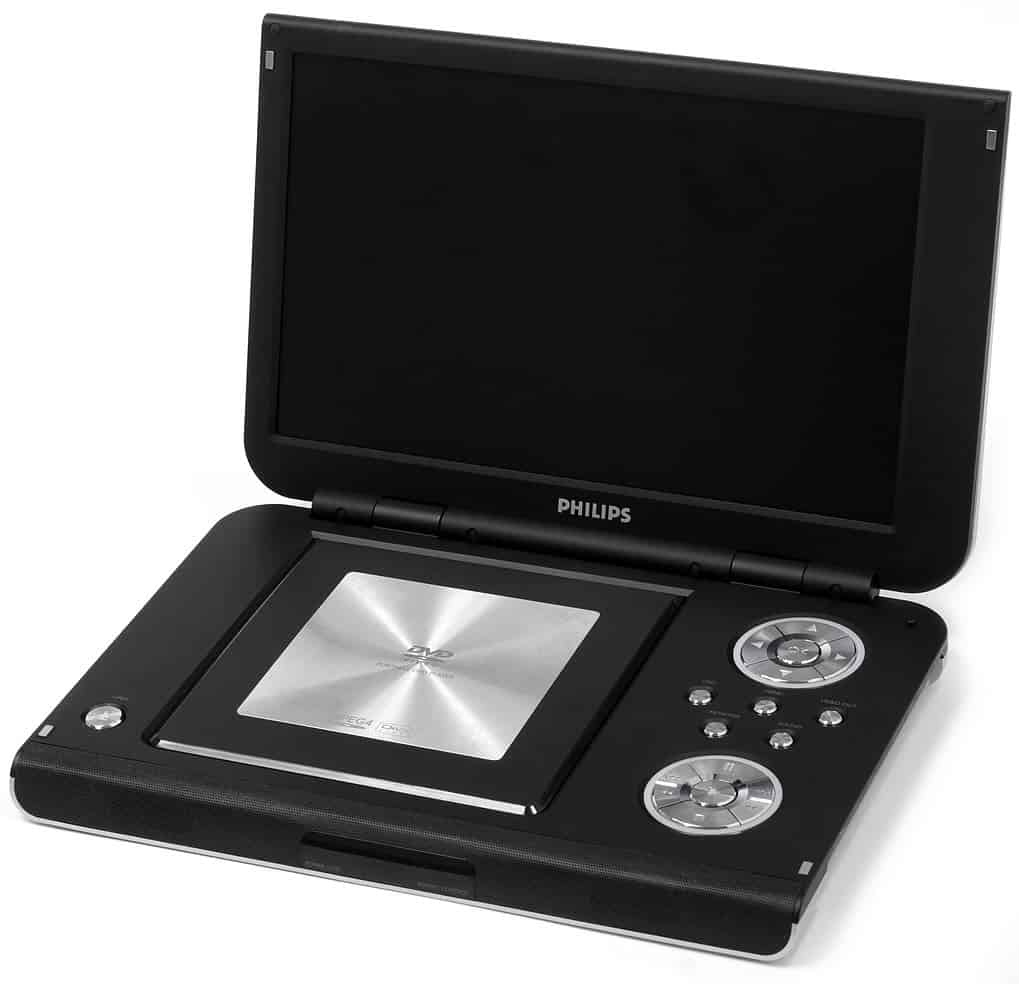 Hand held DVD movie player