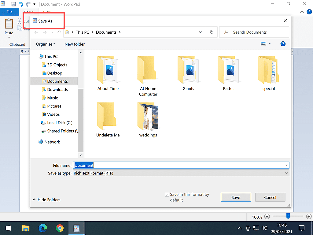 File Explorer window has opened.