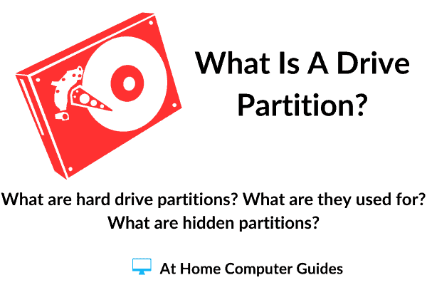 What are hard drive partitions?