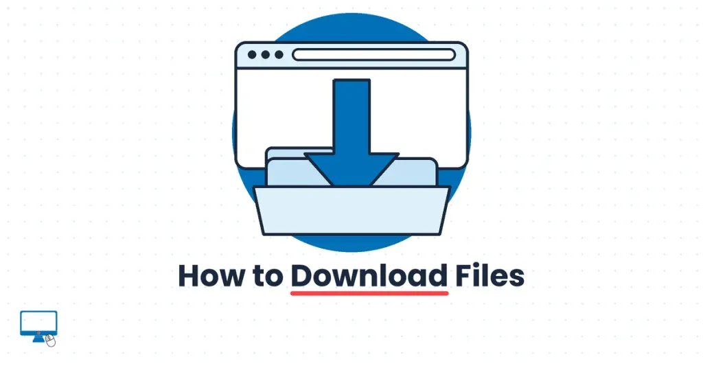 How to download files from the internet on a PC or laptop.