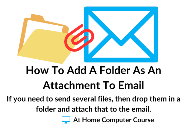 How to attach a folder to an email.