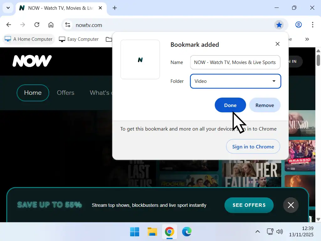 Done button indicated.