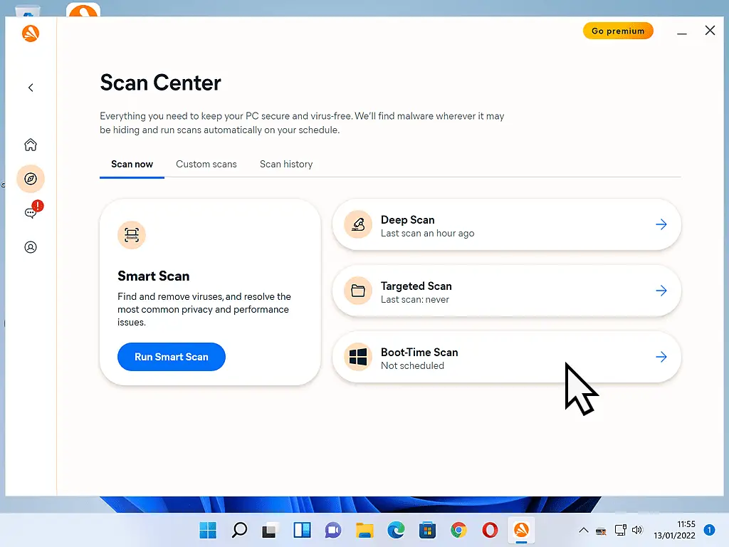 To Scan PC With Avast One Free -