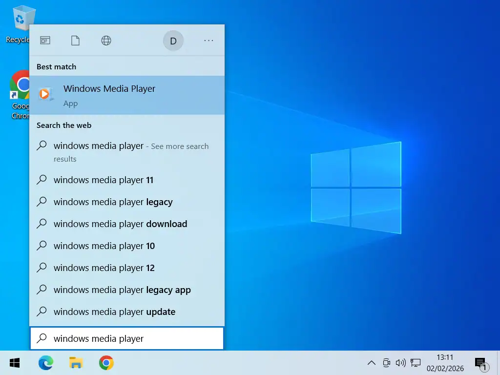 WMP installed in Windows 10 Windows Media Player is now installed in Windows 10.