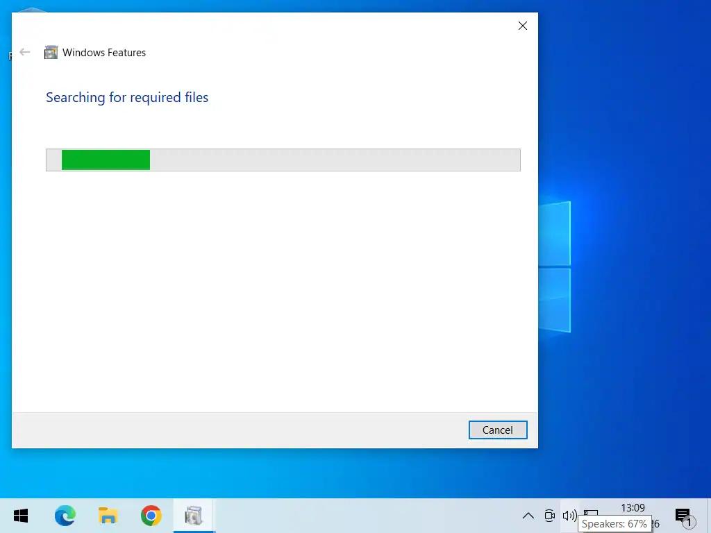Windows 10 installing Windows Media Player Legacy Downloading Windows Media Player from Microsoft.