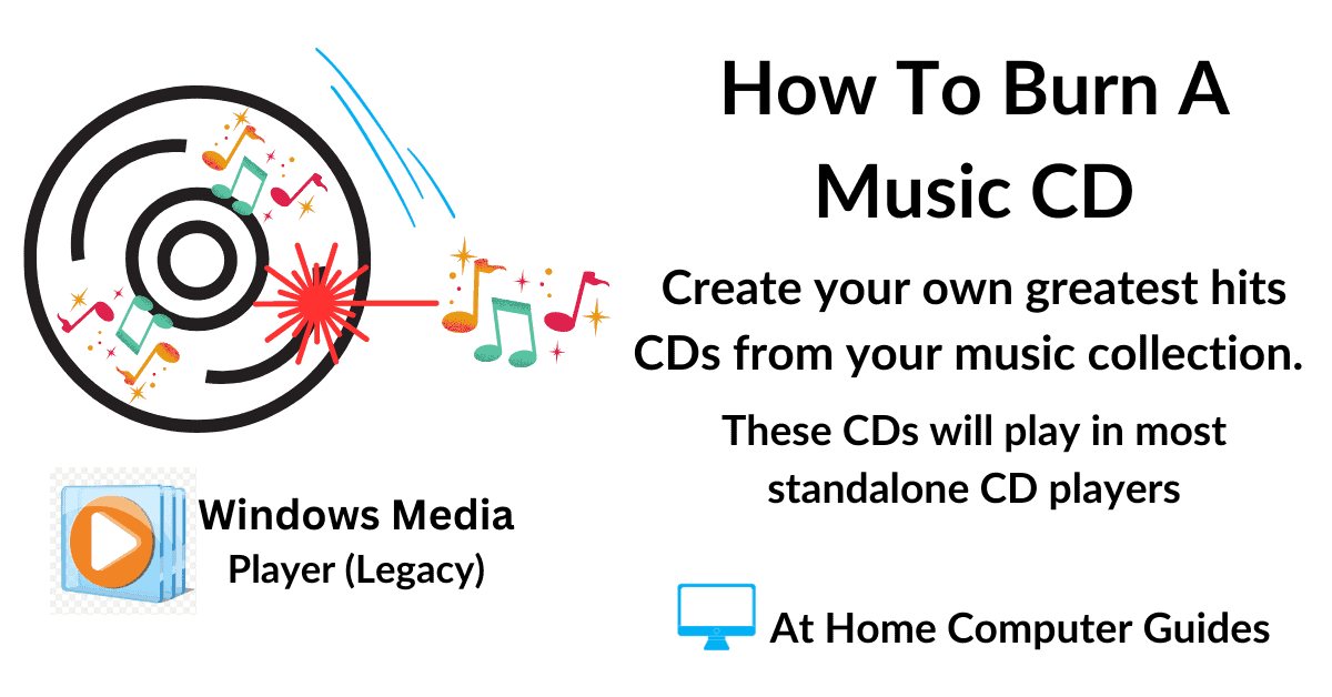 How to burn an audio CD on PC.