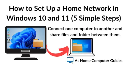 How to Setup a Home Network in Windows How to setup a home network in Windows 10 and Windows 11. 5 Simple steps.