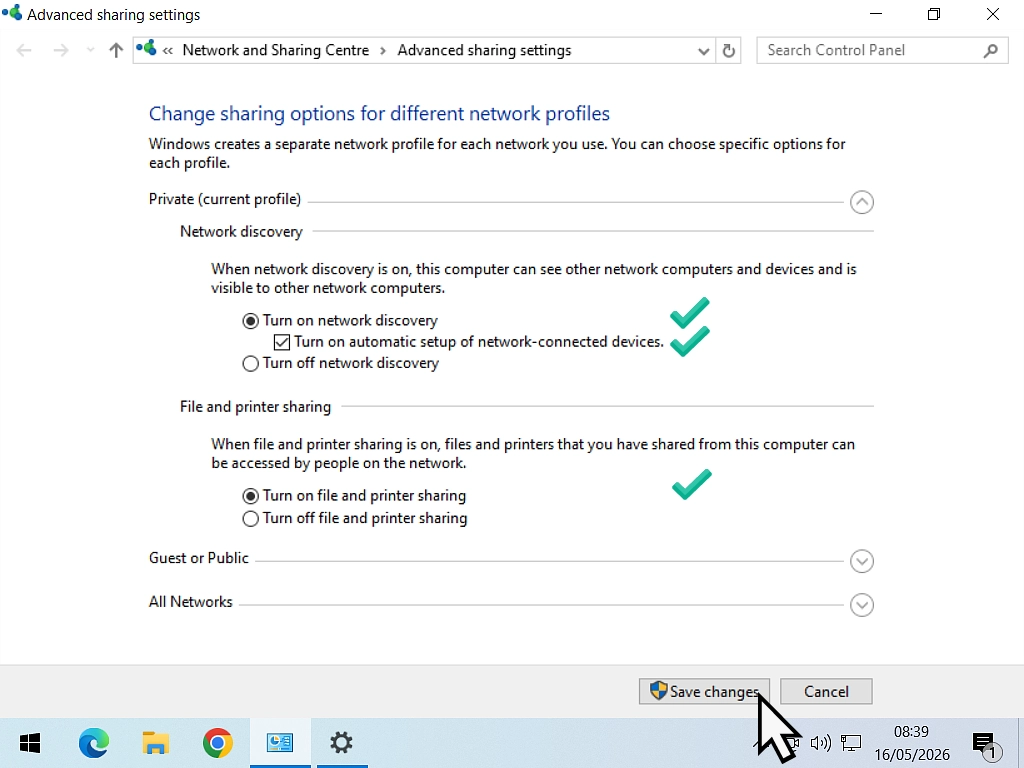 Network discovery-Windows 10 Setting up a Windows 10 home network.