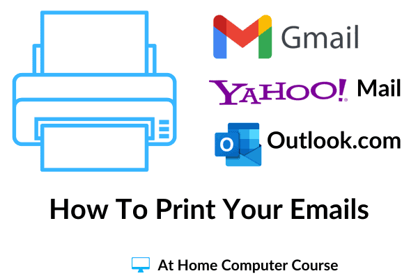 How to print emails from Gmail, Yahoo mail and Outlook.com