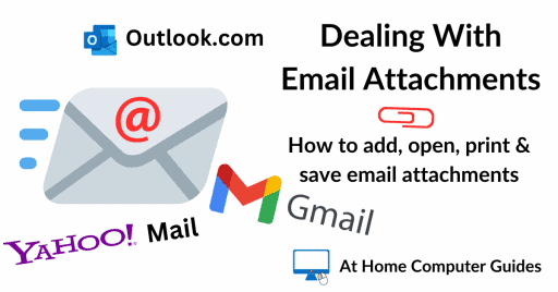How to add open print and save email attachments