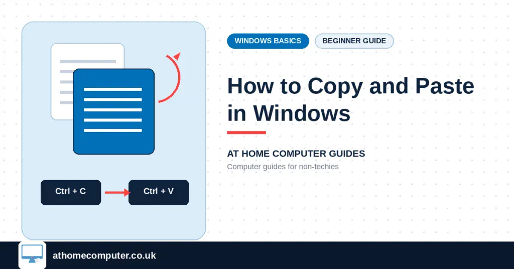 How to Copy and Paste in Windows 10 and 11.
