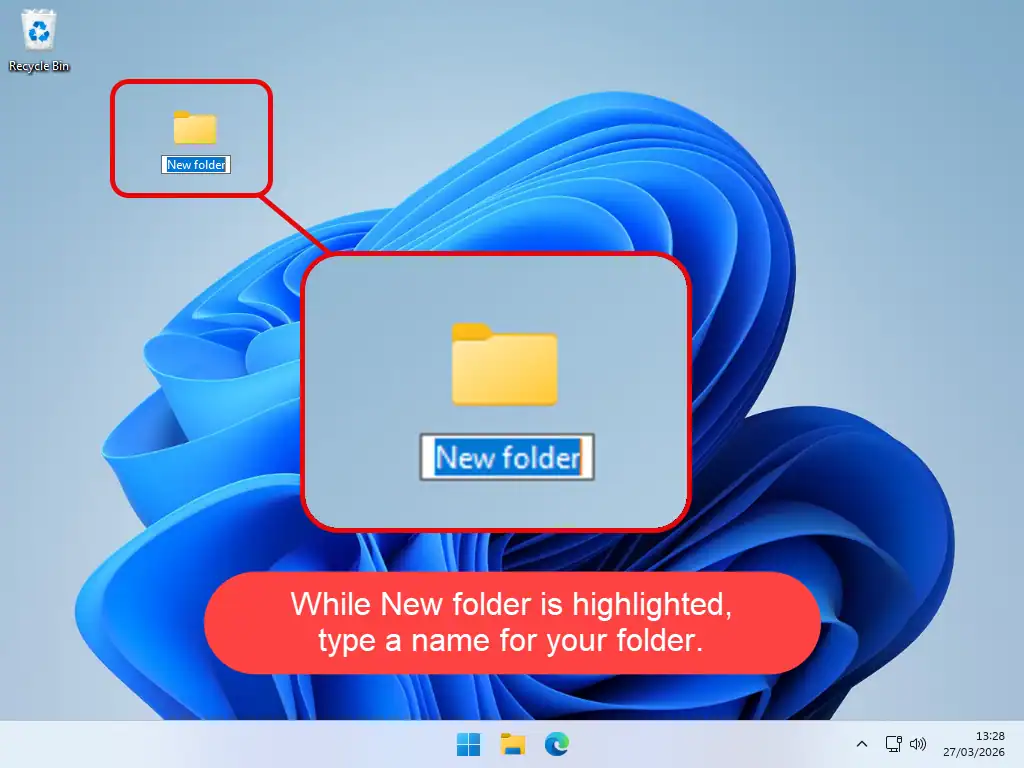 How to name a new folder in Windows How to name a new folder in Windows