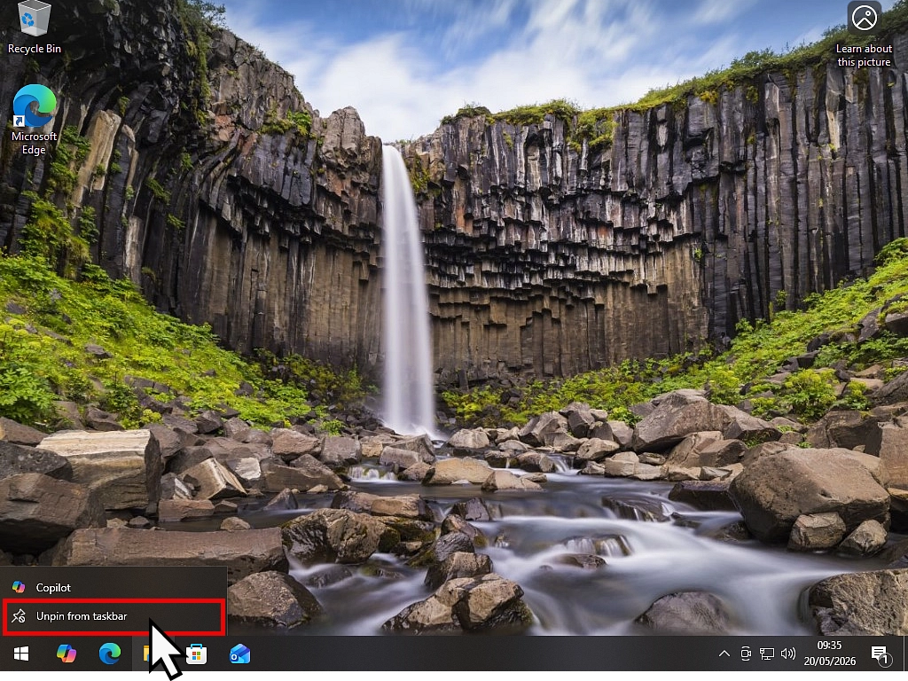 How to unpin item from taskbar-Windows 10 How to unpin item from taskbar-Windows 10