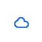 OneDrive blue cloud icon.