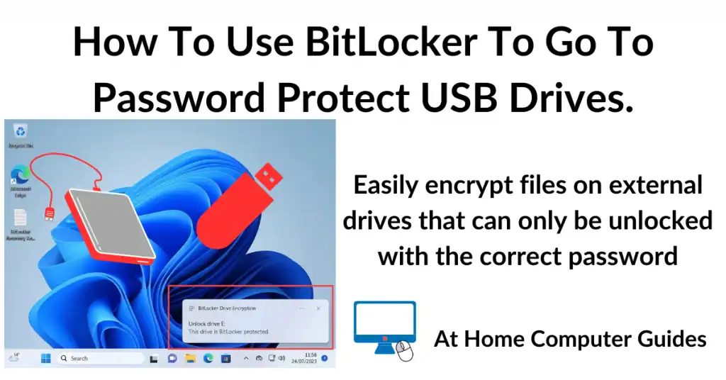 How to password protect USB drives with BitLocker To Go