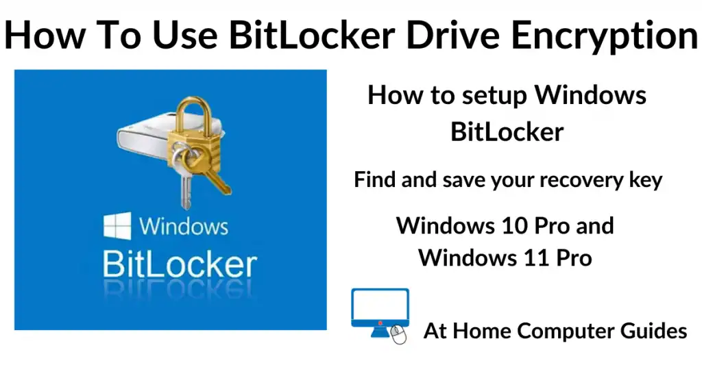 How to use BitLocker drive encryption
