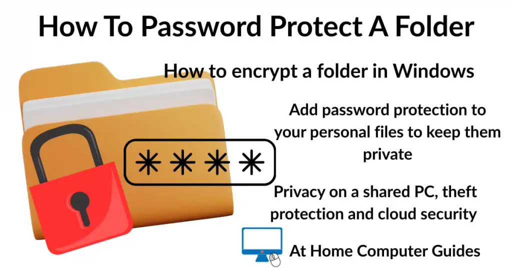 How to password protect a folder in Windows How to password protect a folder in Windows.