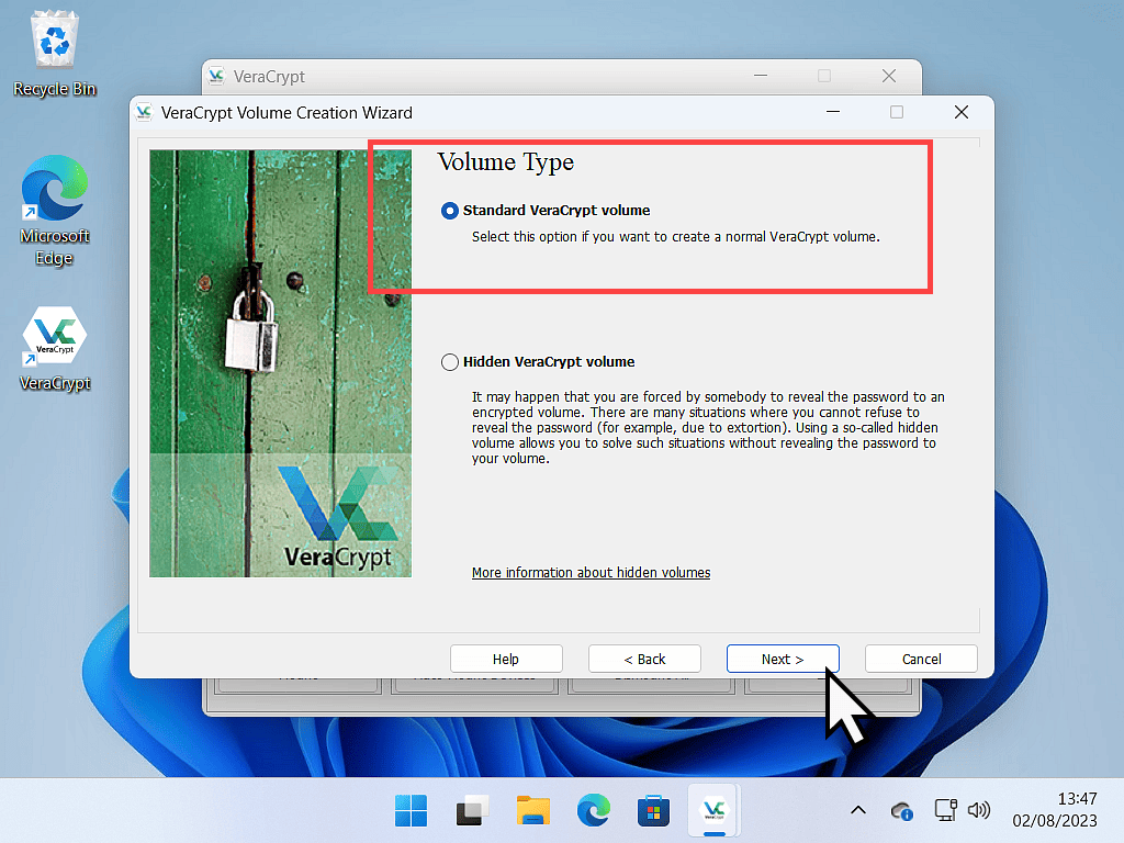 How to encrypt a folder on a PC.