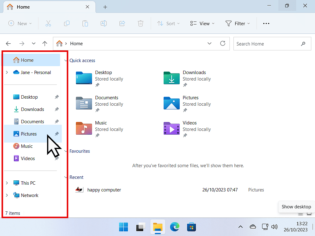 How to use Windows File Explorer.