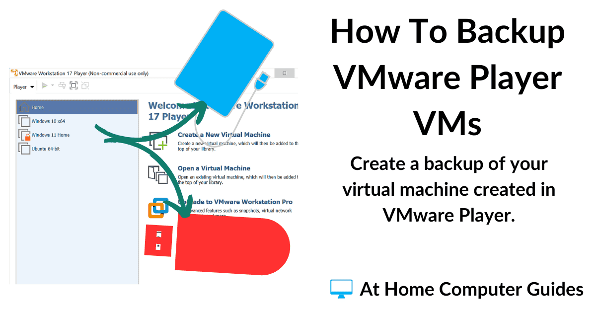 Create a backup of a virtual machine.
