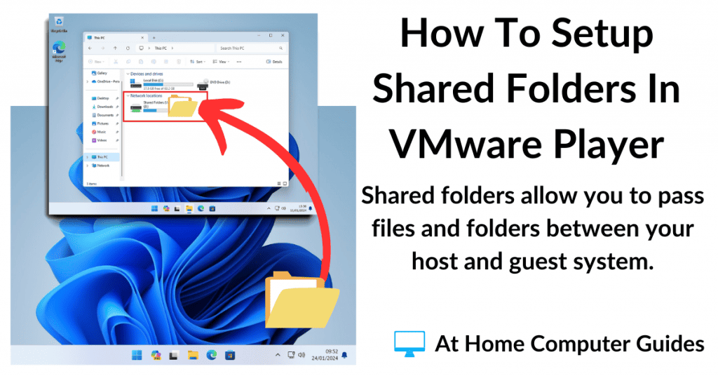 How to setup shared folders in VMware Player.