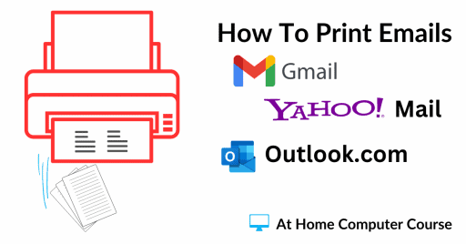 How to print emails in Gmail, Yahoo mail and Outlook.com