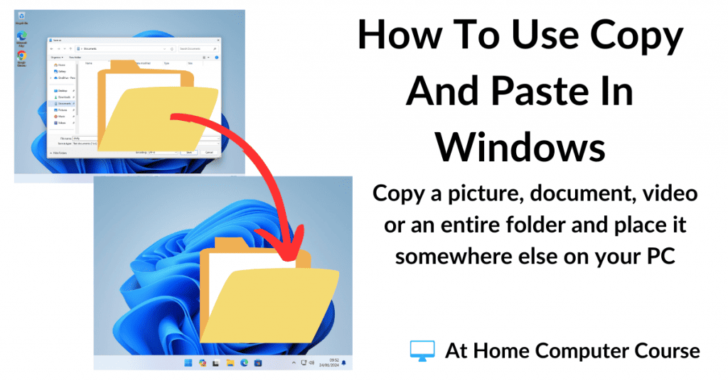 How to Copy and Paste in Windows.