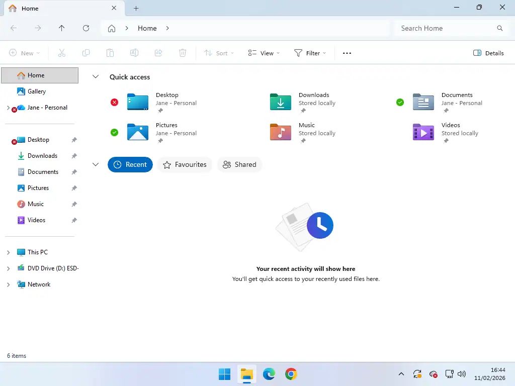 Preparing to clear OneDrive When OneDrive is full you'll need to delete files.