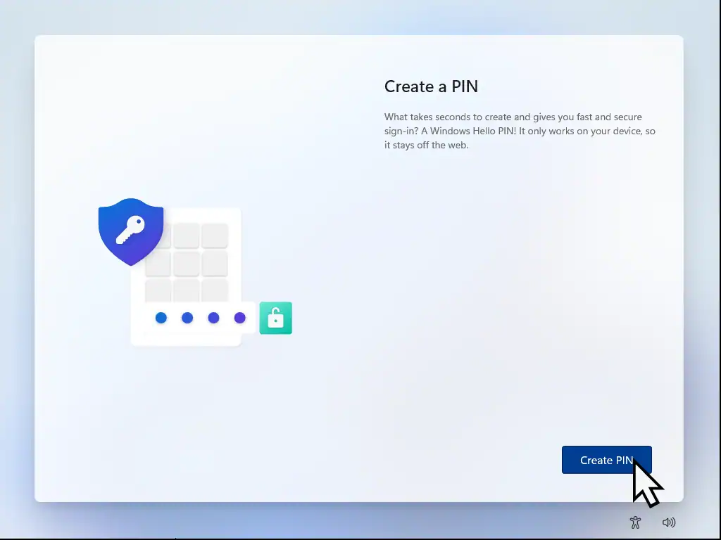 Create a PIN
