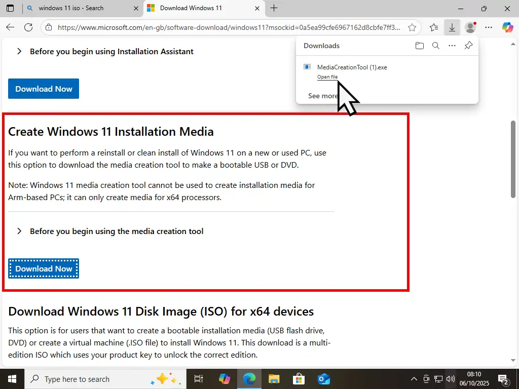 Download Media Creation Tool