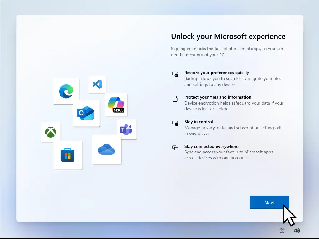 Unlock Microsoft experience