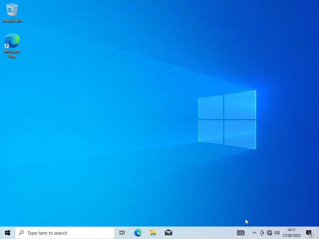 Windows 10 desktop