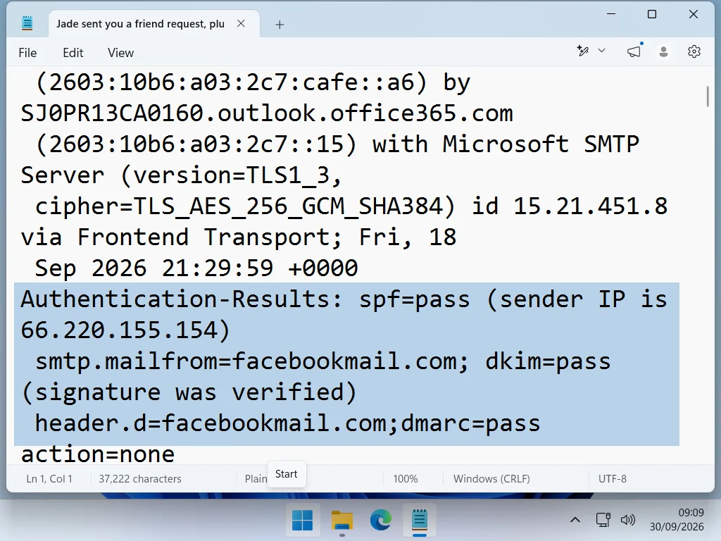 Right-click menu on an EML file with Open with and Outlook (new) both indicated.