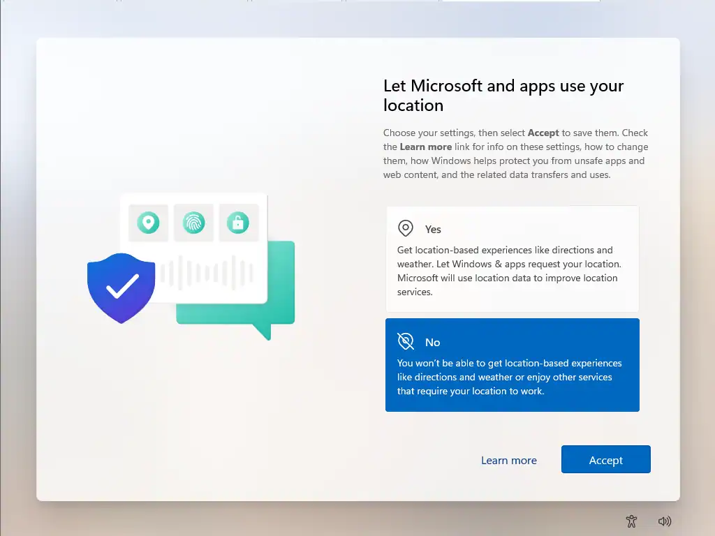 Turn off diagnostic data options in Windows 11 setup Turn off diagnostic data options in Windows 11 VM to protect your privacy.