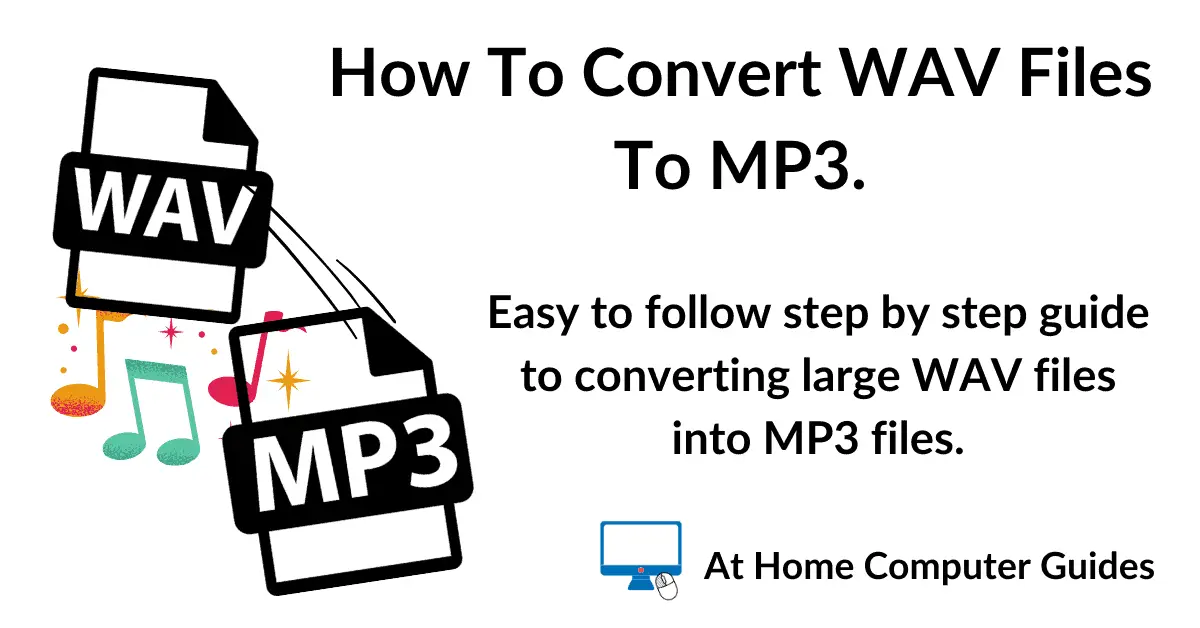 How to convert wav files to mp3 files.