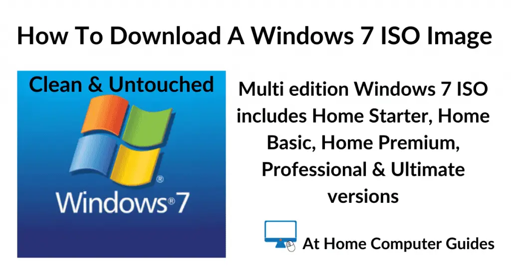 How To Download Windows 7 ISO Image In 2025