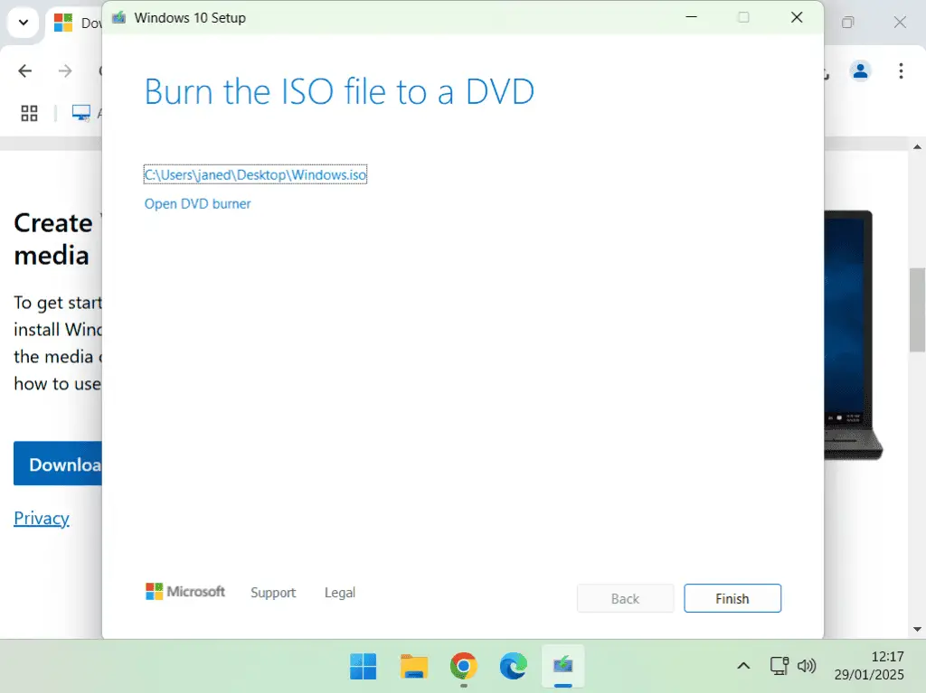 Burn ISO to DVD