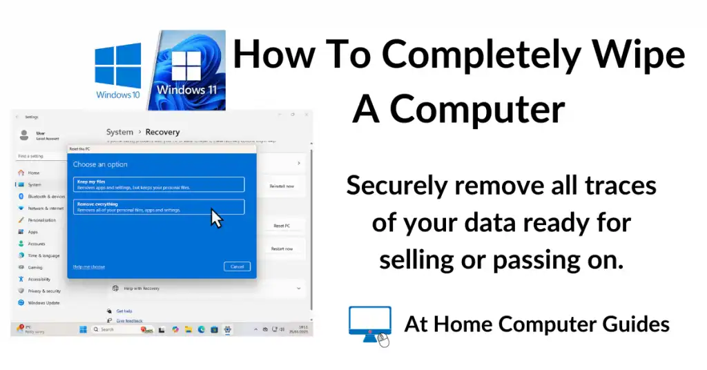 How To Completely Wipe A Computer How To Completely Wipe A Computer.