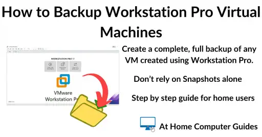 How to backup VMware Workstation Pro virtual machines