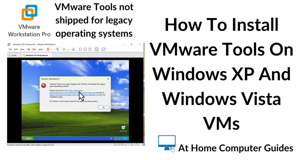 How To Install VMware Tools On Windows XP And Vista VMs