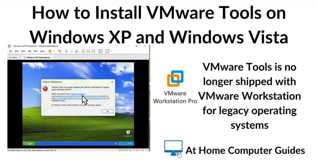 How to install VMware Tools on Windows XP and Vista virtual machines.