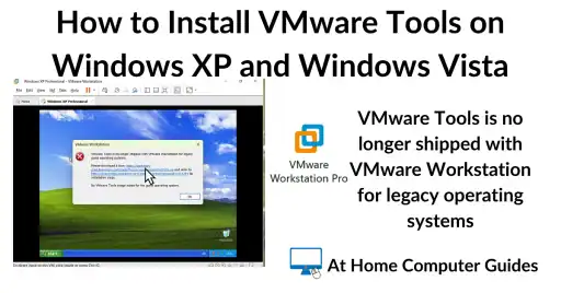 How to install VMware Tools on Windows XP and Vista virtual machines.