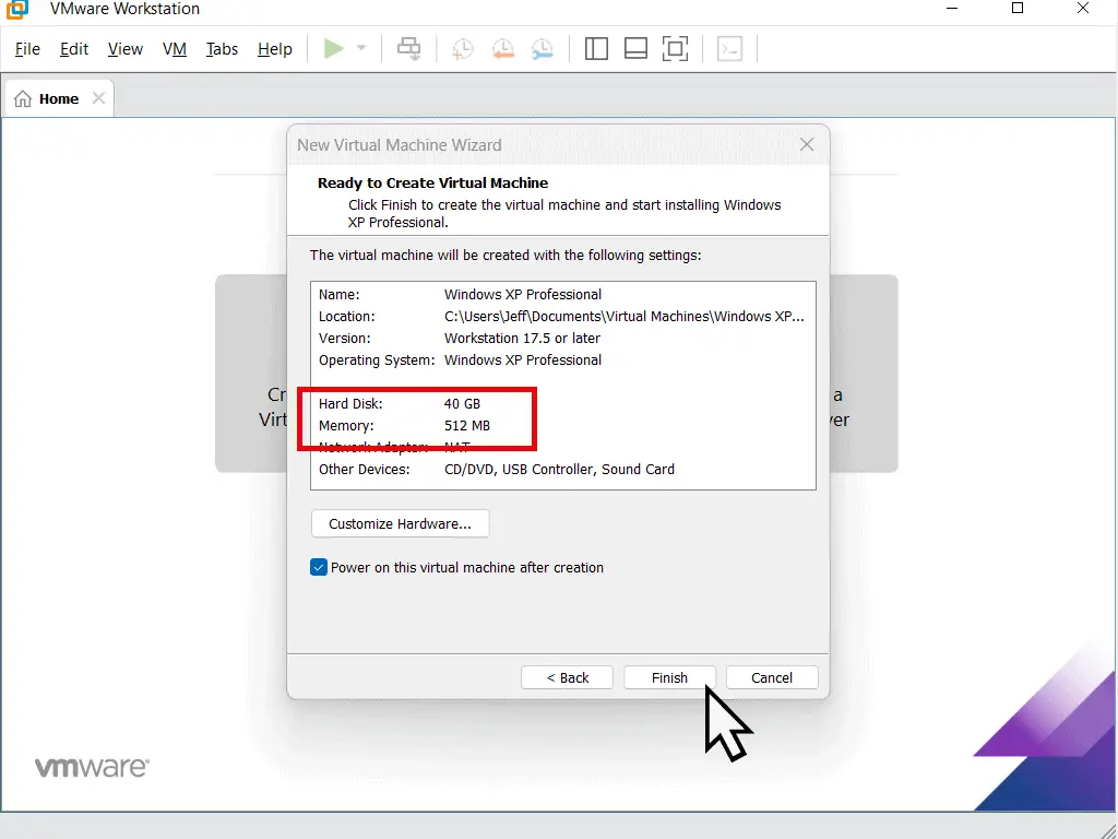 Allocated memory is indicated.